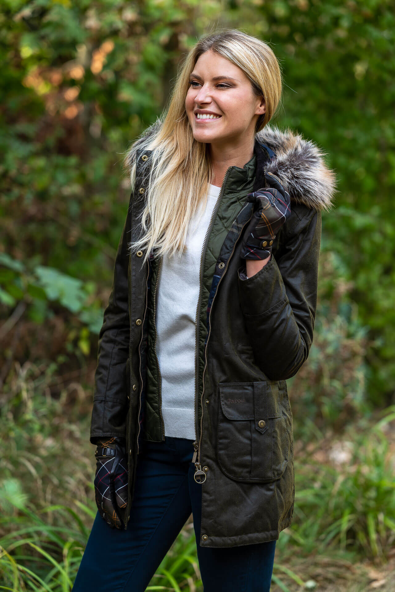 barbour veste femme