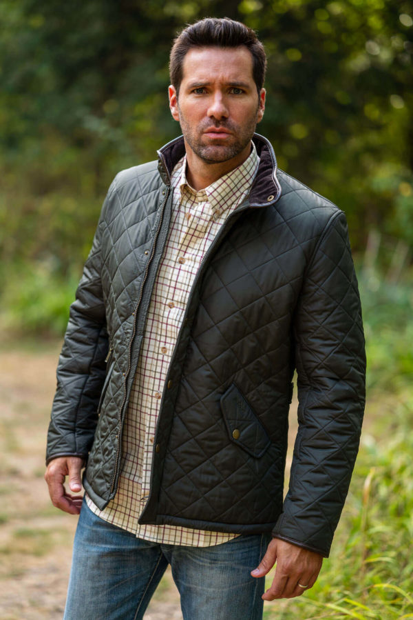 Barbour Homme Powell quilt