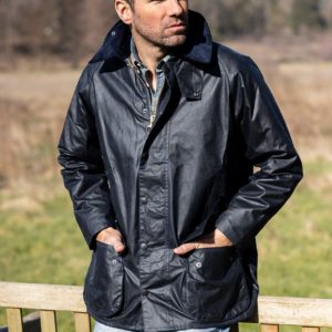 Beaufort Wax Navy- Barbour Paris