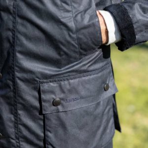 Ashby Wax Navy- Barbour Paris