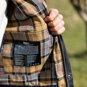 Ashby Wax Navy- Barbour Paris