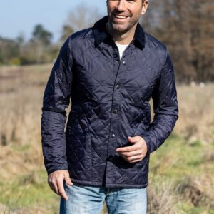 Liddesdale Heritage Quilt Navy- Barbour Paris