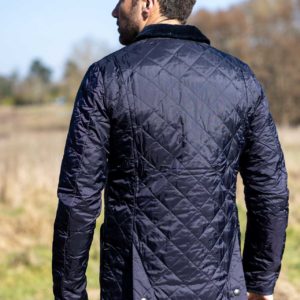 Liddesdale Heritage Quilt Navy- Barbour Paris