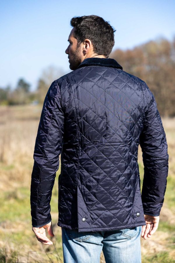 Liddesdale Heritage Quilt Navy- Barbour Paris