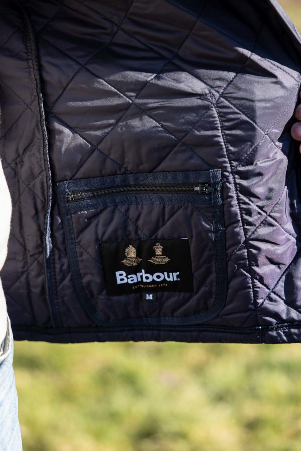 Liddesdale Heritage Quilt Navy- Barbour Paris