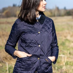 Annandale Quilt Navy- Barbour Paris