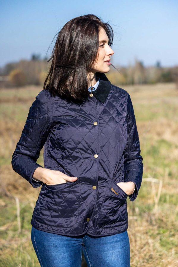 Annandale Quilt Navy- Barbour Paris