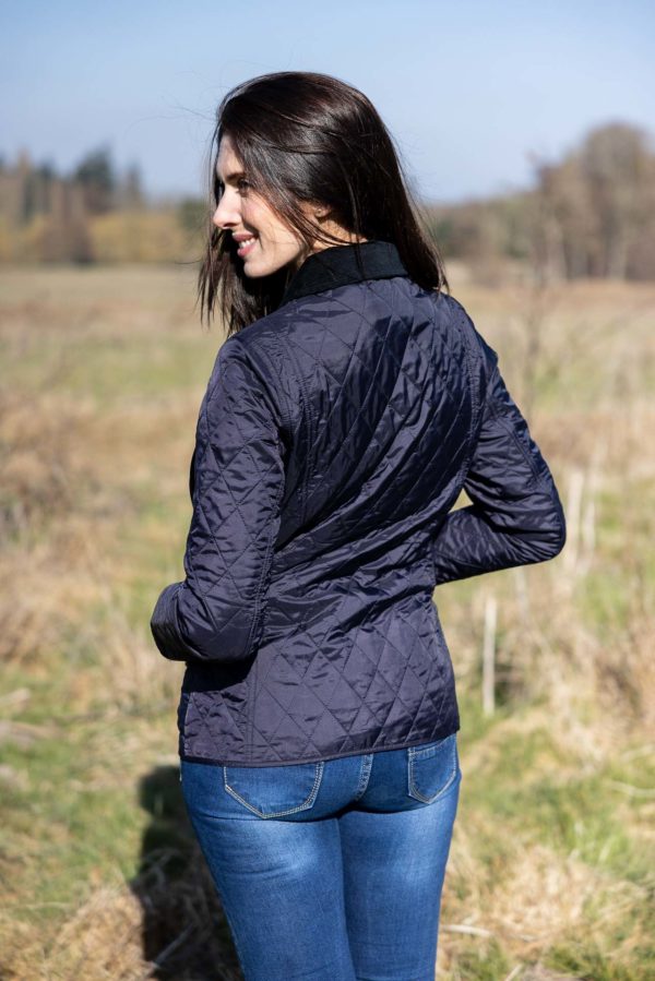 Annandale Quilt Navy- Barbour Paris