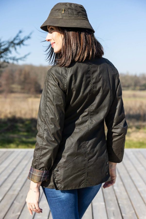 Beadnell Wax Olive- Barbour Paris