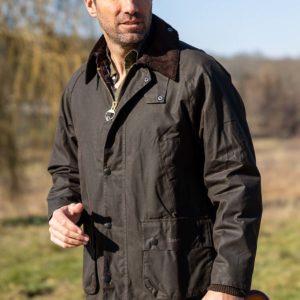 Bedale Wax Olive- Barbour Paris