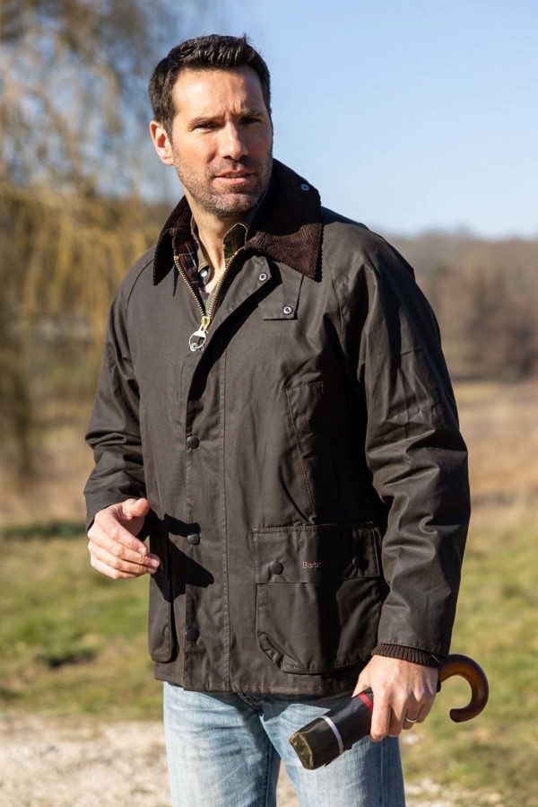 Bedale Wax Olive- Barbour Paris