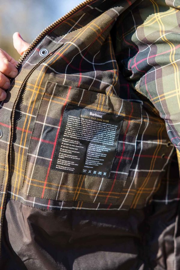 Bedale Wax Olive- Barbour Paris