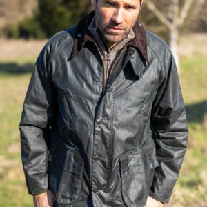 Bedale Wax Sage- Barbour Paris