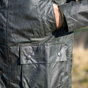 Bedale Wax Sage- Barbour Paris