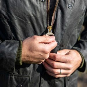 Bedale Wax Sage- Barbour Paris