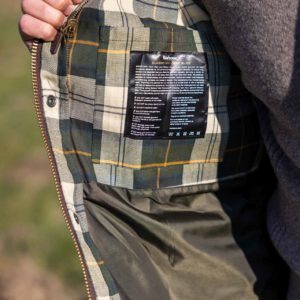 Bedale Wax Sage- Barbour Paris