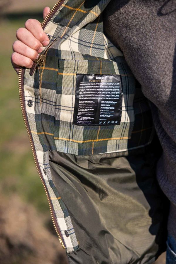 Bedale Wax Sage- Barbour Paris