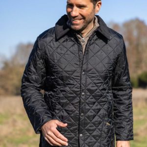 Liddesdale Quilt Black- Barbour Paris