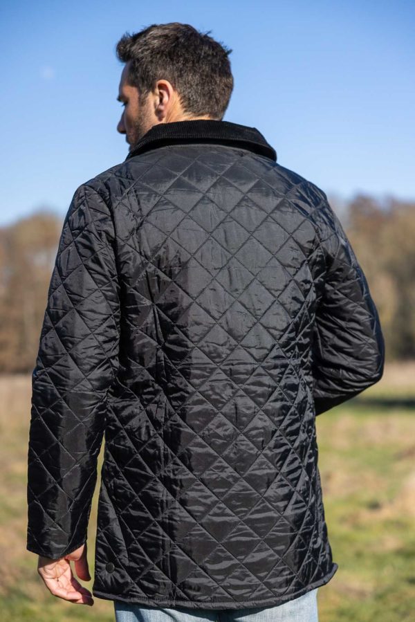 Liddesdale Quilt Black- Barbour Paris