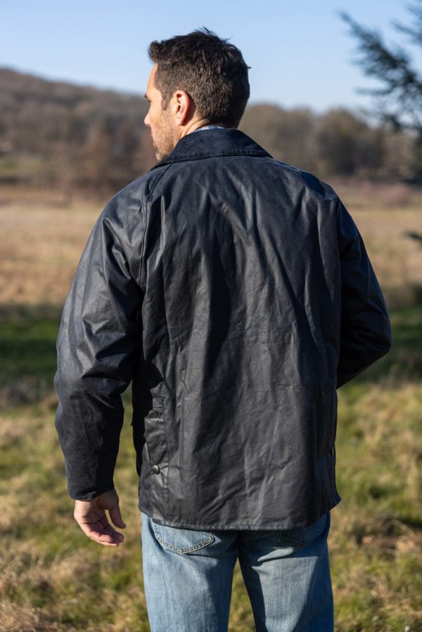 Bedale Wax Navy- Barbour Paris