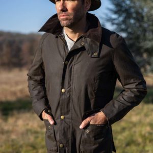 Ashby Wax Olive- Barbour Paris