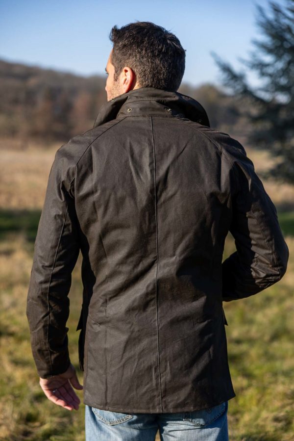Ashby Wax Olive- Barbour Paris