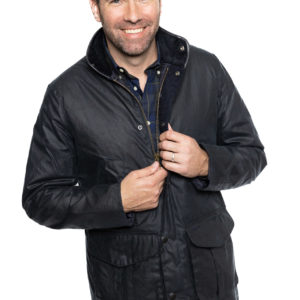 Hereford Wax Navy- Barbour Paris