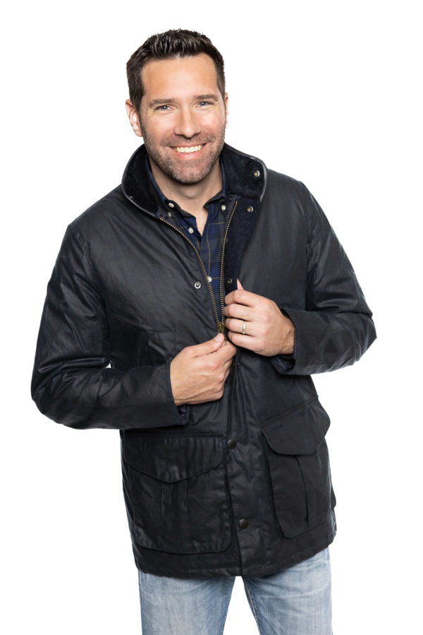Hereford Wax Navy- Barbour Paris