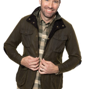 Ogston Wax Olive- Barbour Paris