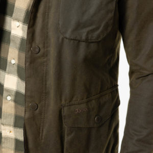 Ogston Wax Olive- Barbour Paris