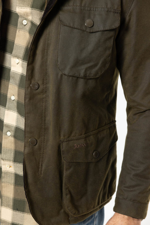 Ogston Wax Olive- Barbour Paris