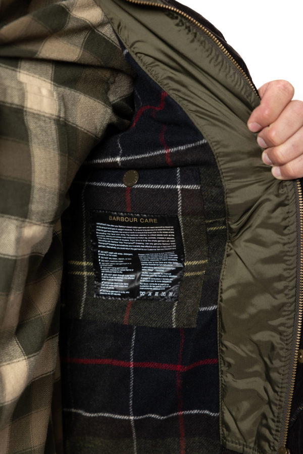 Ogston Wax Olive- Barbour Paris