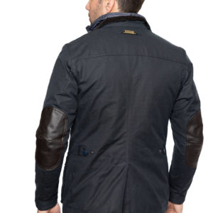 Ogston Wax Navy- Barbour Paris