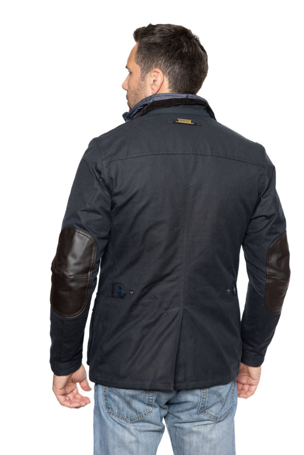 Ogston Wax Navy- Barbour Paris