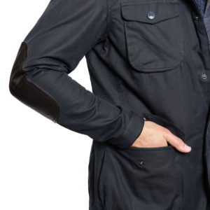 Ogston Wax Navy- Barbour Paris
