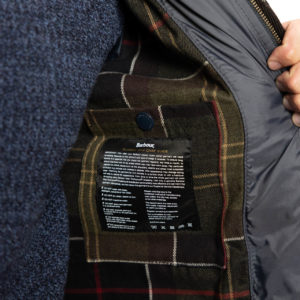 Ogston Wax Navy- Barbour Paris