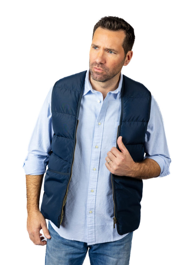 Gilet Down Puffer Liner Reversible- Barbour Paris