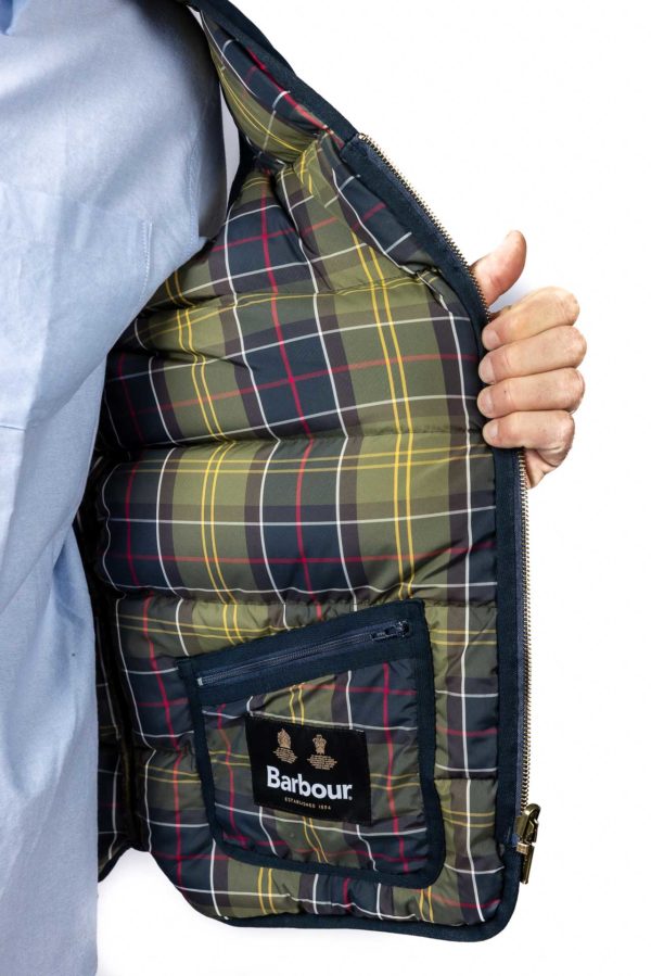 Gilet Down Puffer Liner Reversible- Barbour Paris