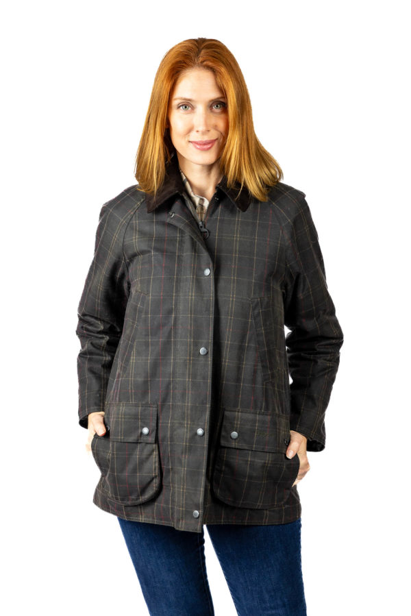 Tartan Ashby Wax Jacket- Barbour Paris