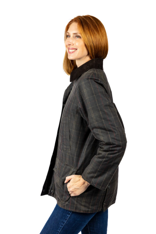 Tartan Ashby Wax Jacket- Barbour Paris