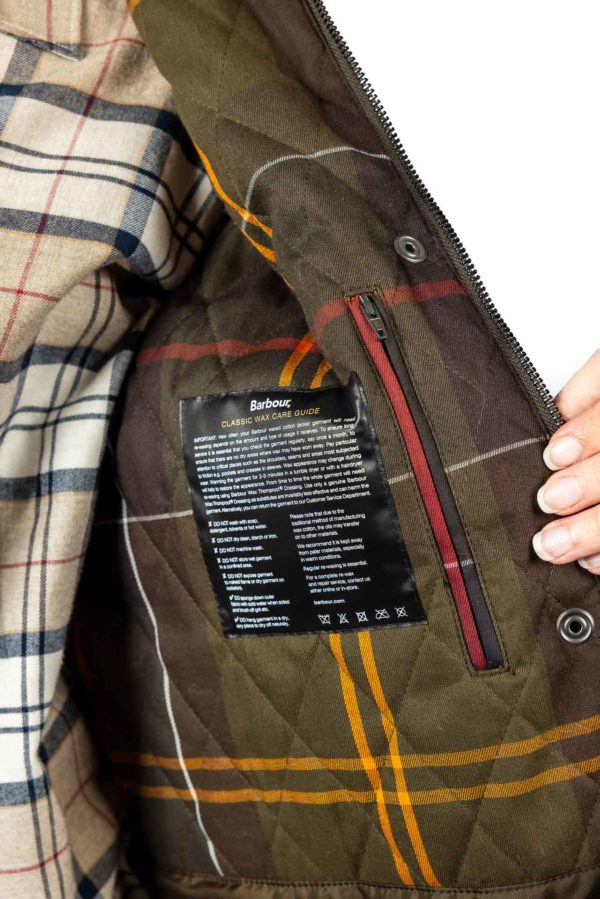 Tartan Ashby Wax Jacket- Barbour Paris