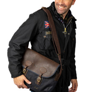 Sac Wax Leather Tarras Bag- Barbour Paris