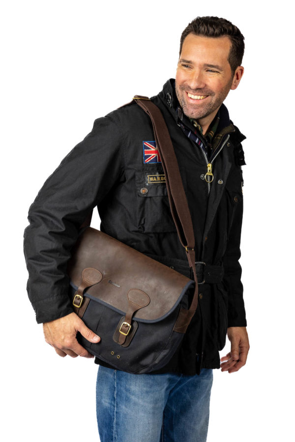 Sac Wax Leather Tarras Bag- Barbour Paris