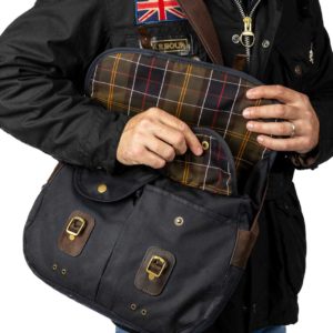 Sac Wax Leather Tarras Bag- Barbour Paris