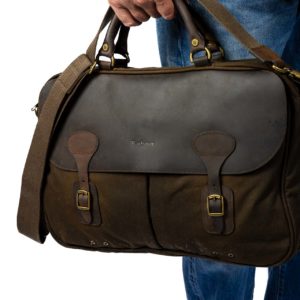 Sac Wax Leather Briefcase- Barbour Paris