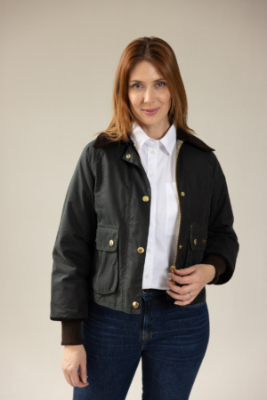 Cropped Beadnell Waxed Jacket