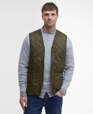 Polarquilt Waistcoat/Zip-In Liner Olive