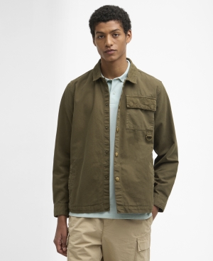 Declan Patch Overshirt Ivy Green