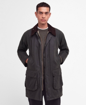 Border Wax Jacket Sage