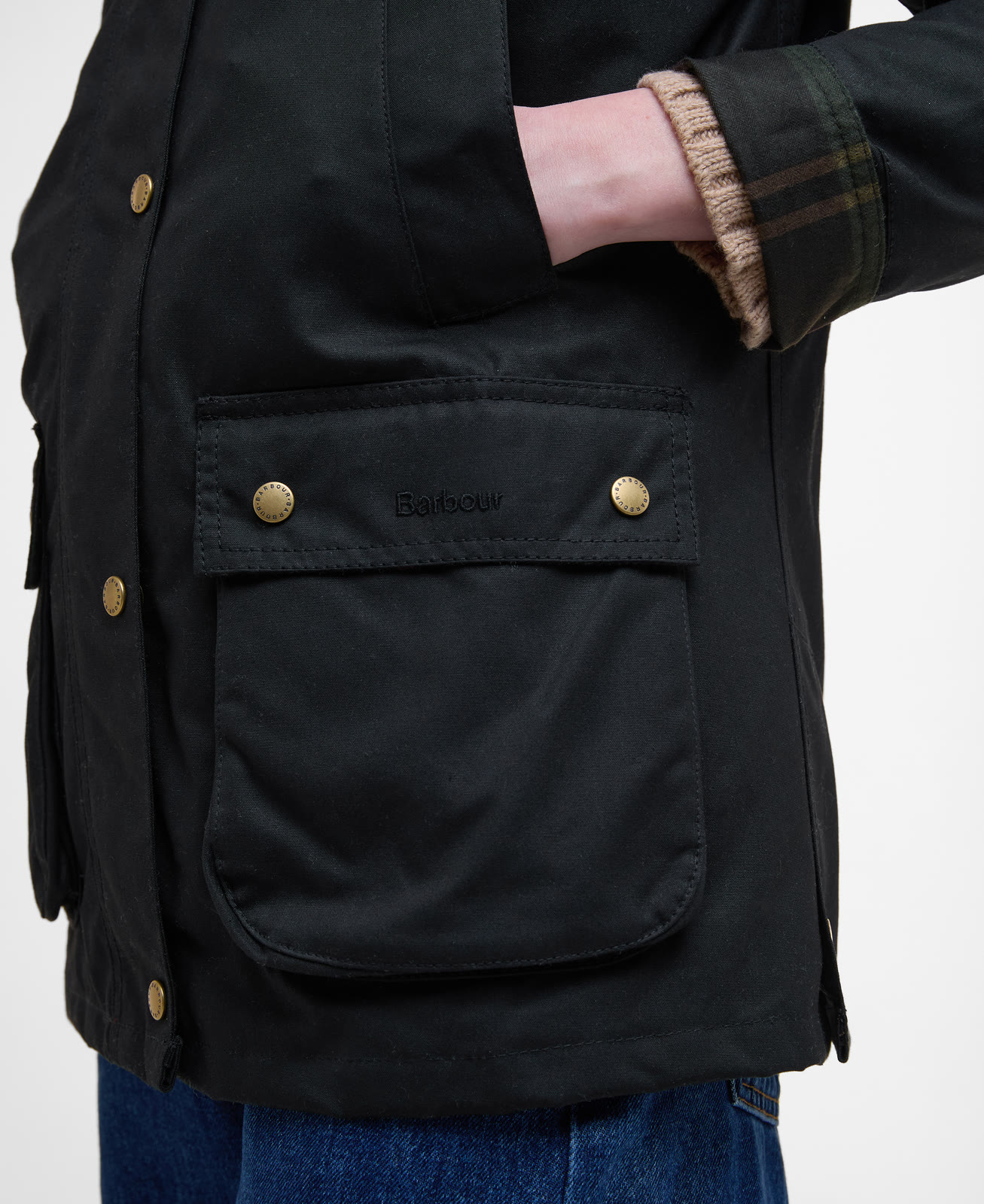 acorn-wax-jacket-olive-femme-LWX0752BK11_05detaild_light Acorn Wax Jacket Black/Classic